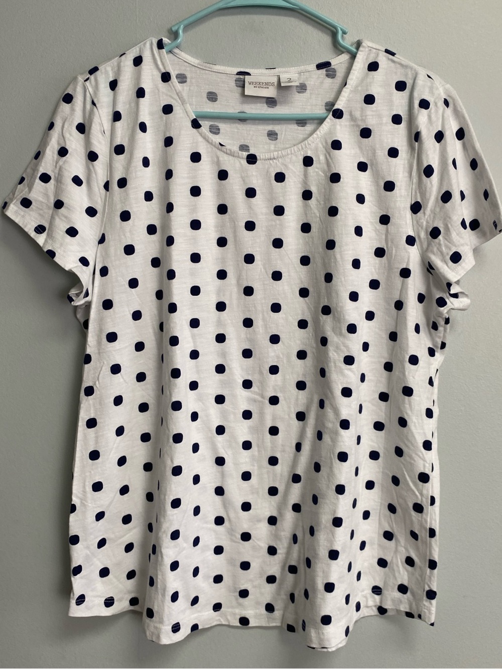 CHICO'S WEEKENDS TOP - LARGE (2)